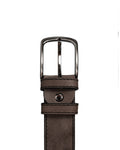 Utua nahkavyö 4cm harmaa - Image 2