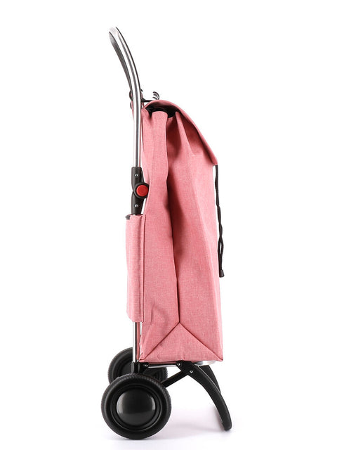 Ostoskärry I-Max Tweed 2L koralli 2 renkaalla - Image 3