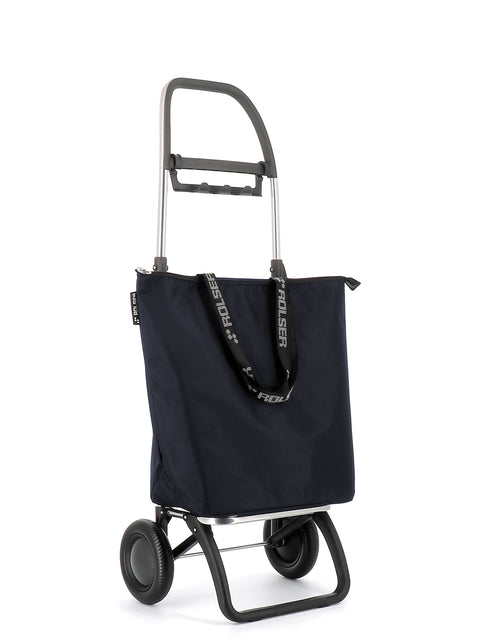 Rolser citykärry Mini Bag Plus MF 2L siniharmaa 2 renkaalla