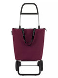 Rolser citykärry Mini Bag Plus MF 2L luumu 2 renkaalla